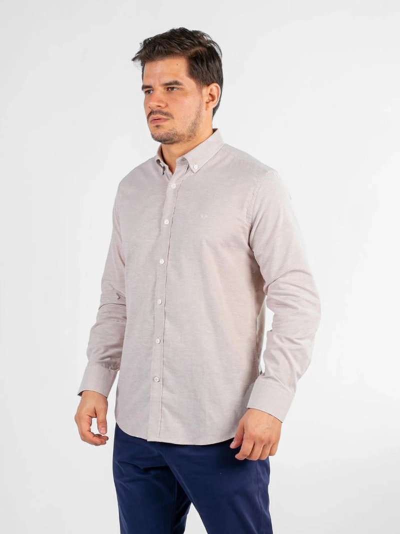 CAMISA MANGA LARGA ALGODÓN HOMBRE OSCAR DE LA RENTA