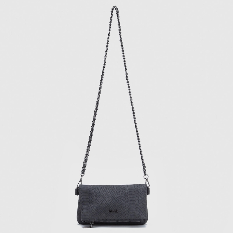 CARTERA BUBBA SNAKE NEGRO