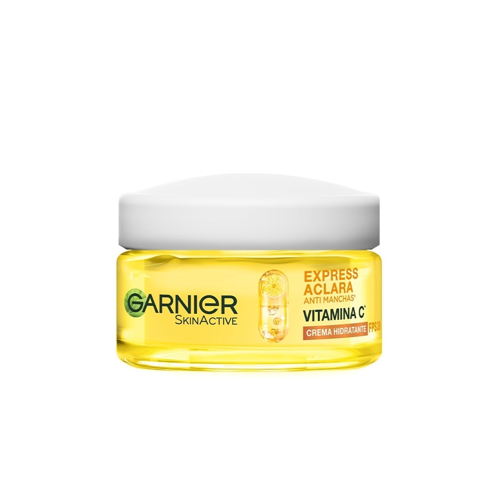 CREMA FACIAL GARNIER ANTIMANCHAS EXPRESS ACLARA VITAMINA C 50 ML