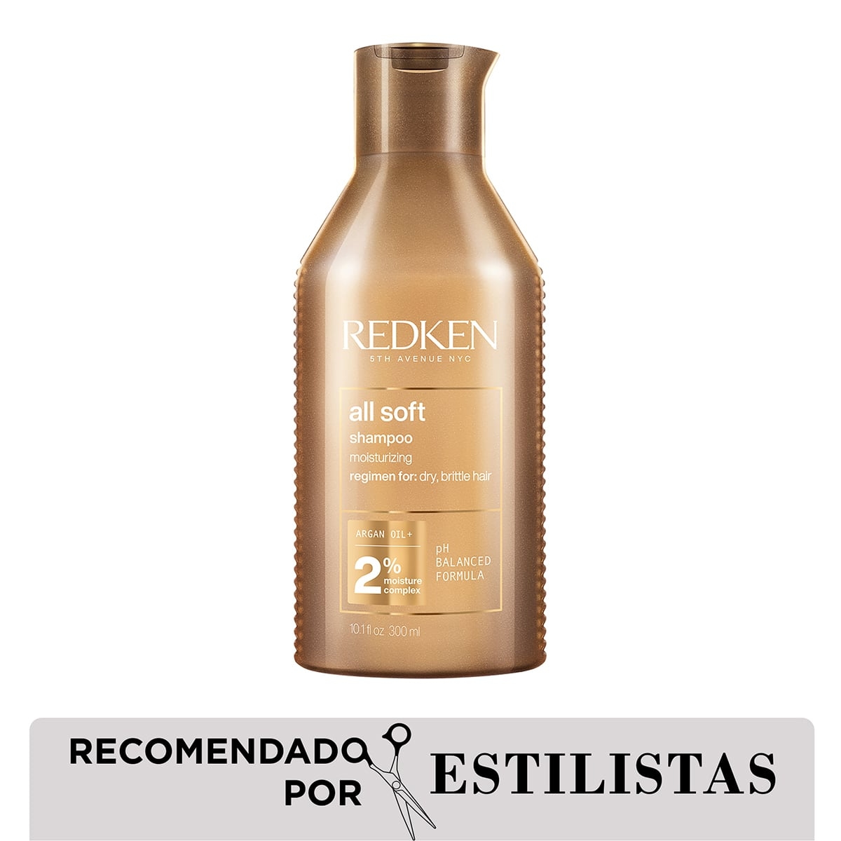 SHAMPOO PARA CABELLO SECO ALL SOFT 300ML