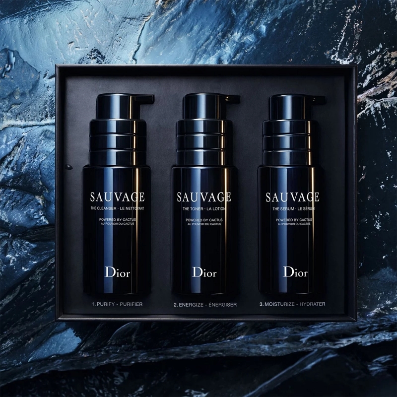 Dior SAUVAGE MENCARE スキンケアセット SET DE TRATAMIENTO DIOR SAUVAGE MENCARE RITAL 3 X 45 ML