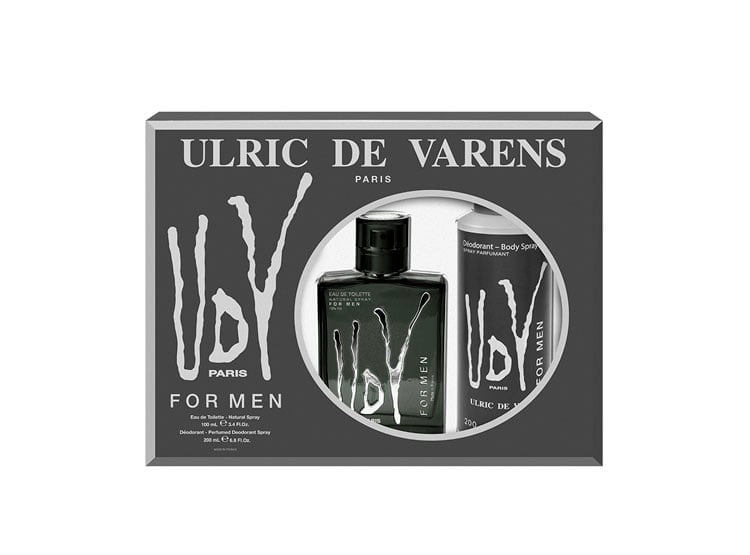 SET PERFUME ULRIC DE VARENS HOMBRE EDT 100 ML + DEO 200 ML
