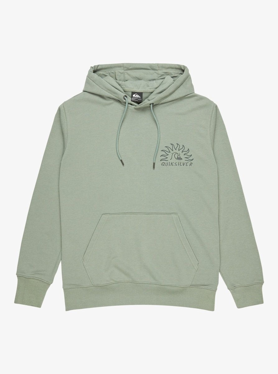 POLERA HOMBRE QUIKSILVER GRAPHIC MIX HOODIE
