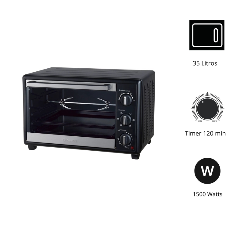 HORNO ELÉCTRICO IMACO 35L HES35R 1500W GRIS