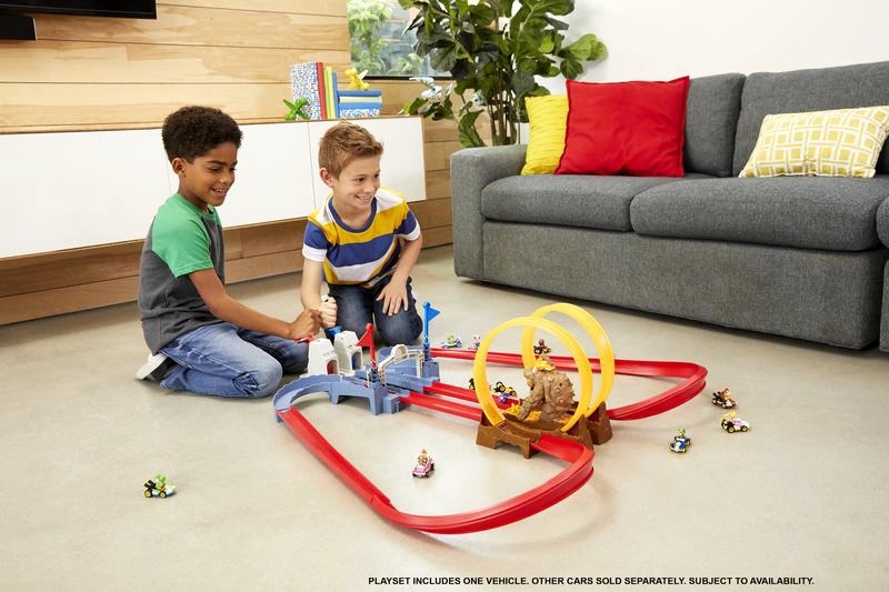 JUGUETE HOT WHEELS MARIO KART PISTA CASTILLO BOWSER