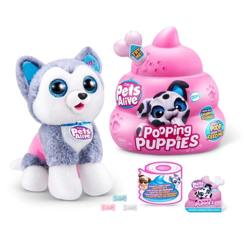 FIGURA ACCIÓN PETS ALIVE JUGUETE CACHORRO INTERACTIVO