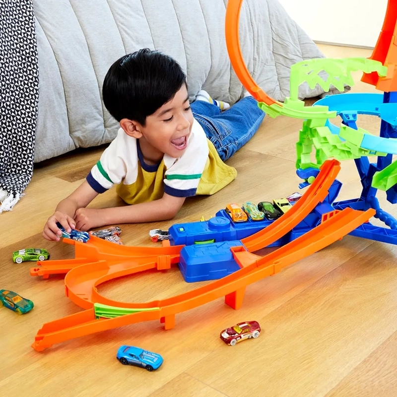 HOT WHEELS STUNT TRACKS PISTA DE JUGUETE MULTI-CHOQUE AÉREO