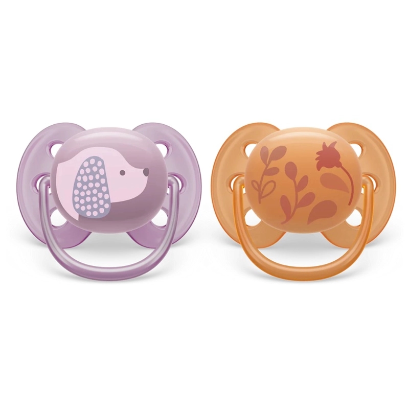 PACKX2 CHUPÓN AVENT ULTRA SOFT 6-18 MESES NIÑA SCF091/18