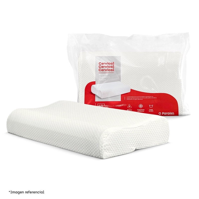 ALMOHADA PARAÍSO MEMORY FOAM CERVICAL