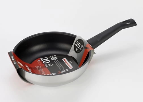 SARTÉN MAGEFESA DEEP GALA ACERO INOXIDABLE PLATEADO 24 CM