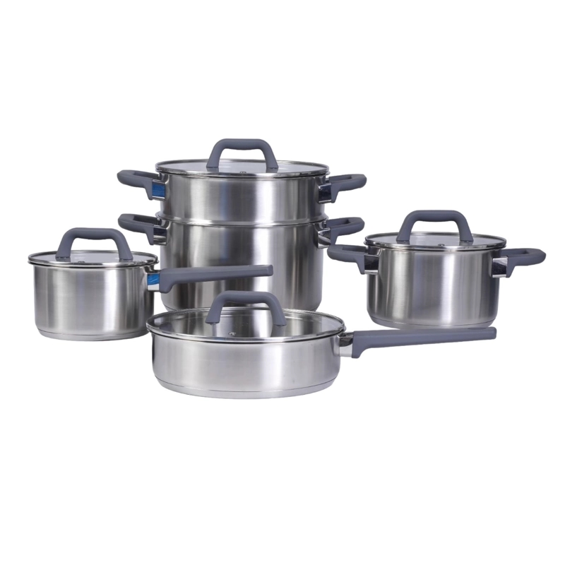 JUEGO DE OLLAS OSTER BEAUFORD PLATA