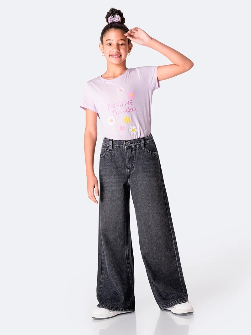 JEAN WIDE LEG NIÑA PIONIER YLDA-RIGIDO