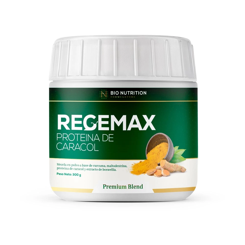REGEMAX X1 PROTEINA DE CARACOL CÚRCUMA PARA ALIVIO ARTICULAR