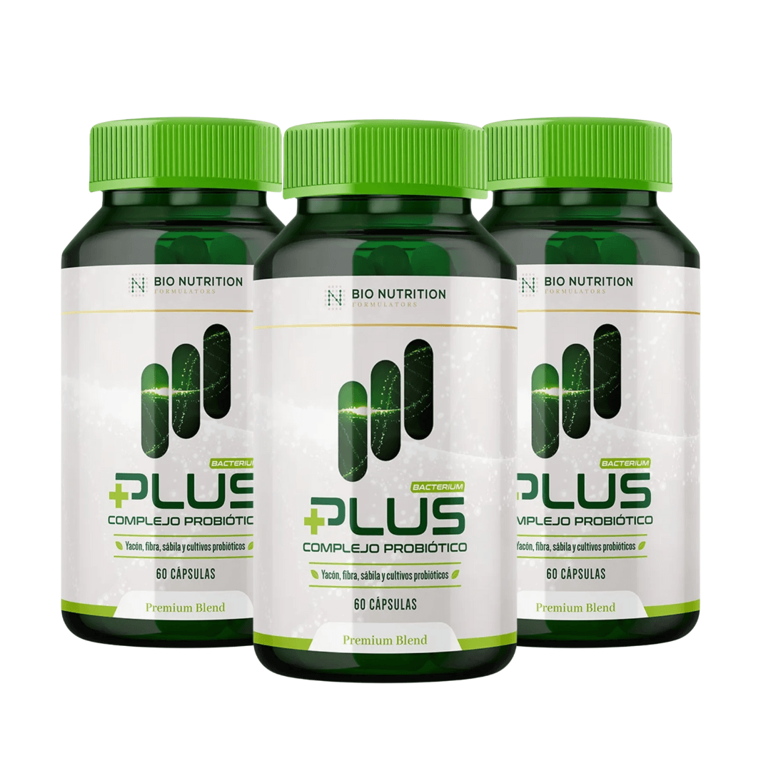 BACTERIUM X3 | PROBIOTICO - FLORA INTESTINAL + CÁNDIDA