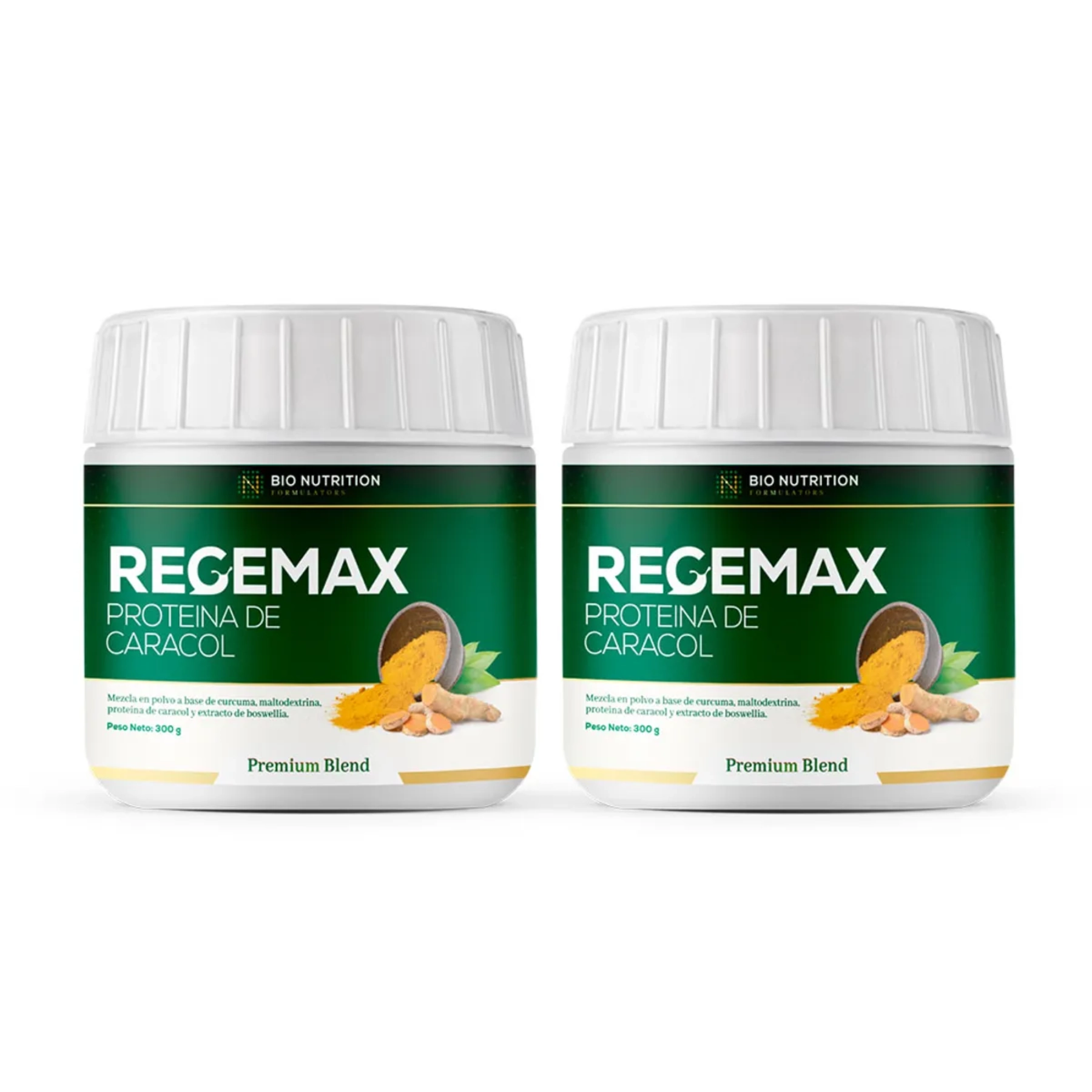 REGEMAX PACK 2 – REFUERZA TUS ARTICULACIONES - CÚRCUMA Y PROTEINA DE CARACOL