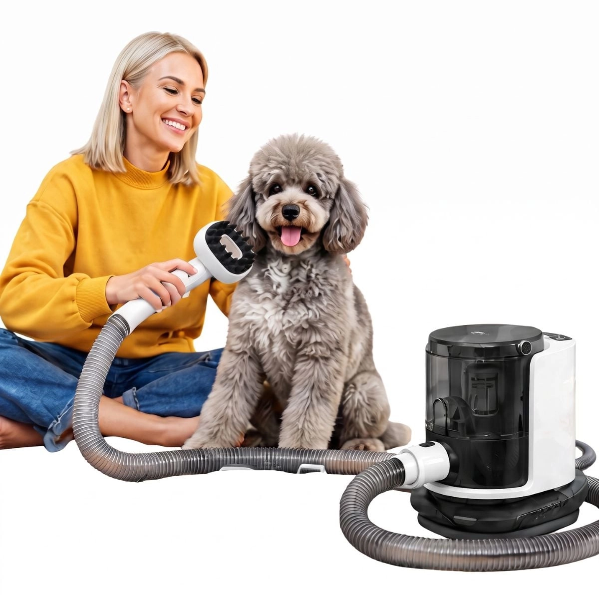 SET DE CUIDADO PARA MASCOTAS CON ASPIRADORA QUALITYPETS