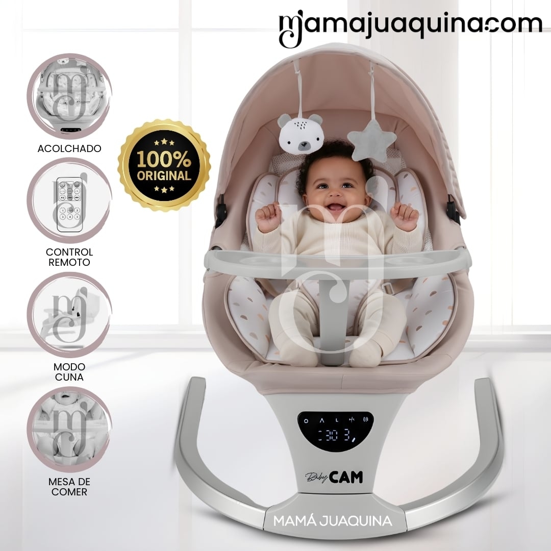 SILLA MECEDORA DIDÁCTICA «STAR II» CON BLUETOOTH BEIGE