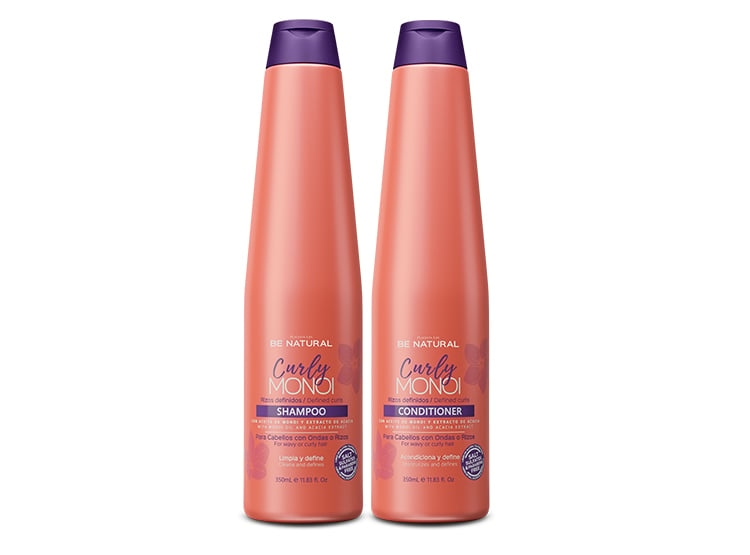 SHAMPOO BE NATURAL Y CONDITIONER CURLY MONOI 350ML