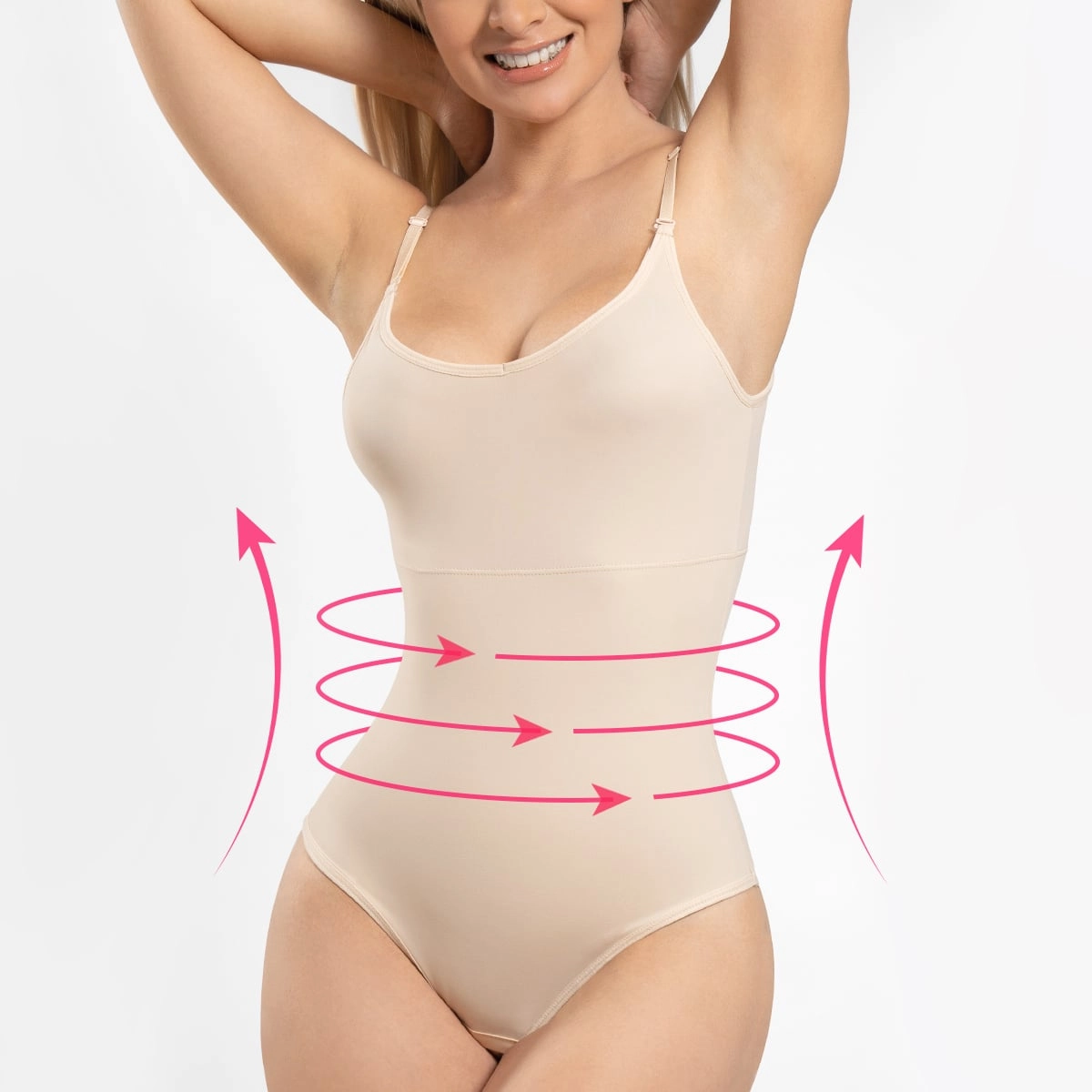 BODY FAJA MOLDEADOR PARA MUJER DE CINTURA Y ABDOMEN
