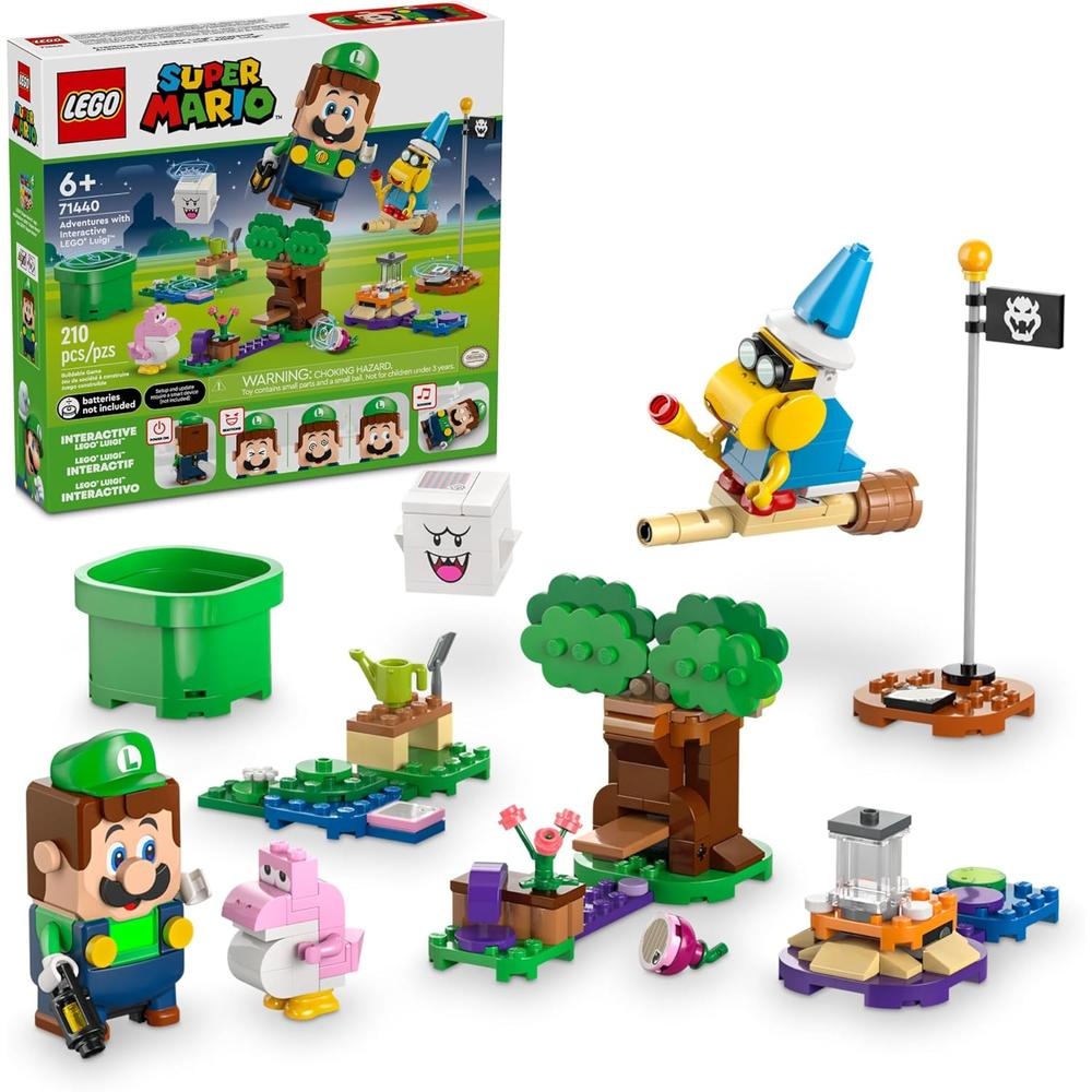 LEGO SUPER MARIO AVENTURAS DE LUIGI, SET INTERACTIVO CON 4 FIGURAS