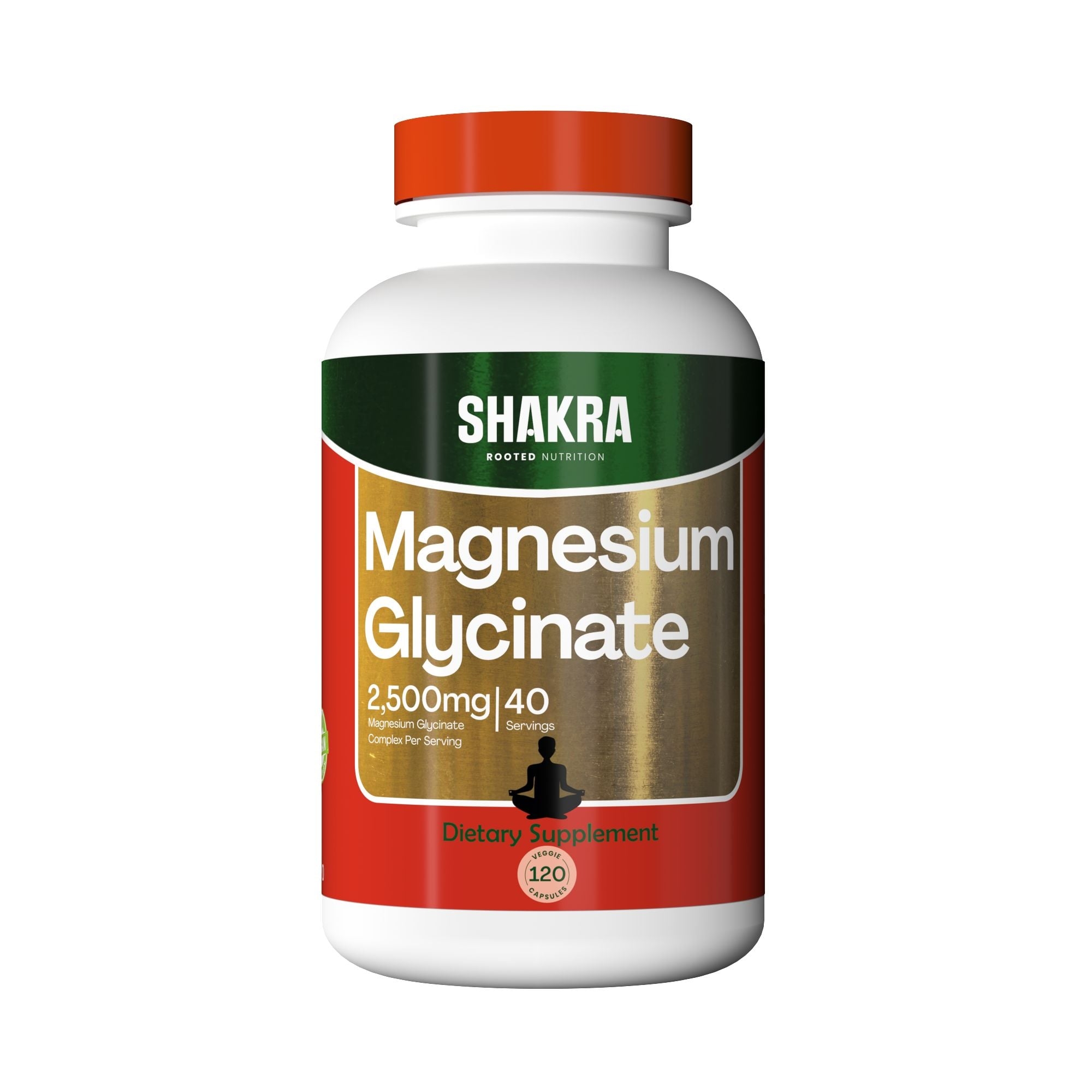 SHAKRA / MAGNESIUM GLICINATE 275MG - 120 CAPSULES
