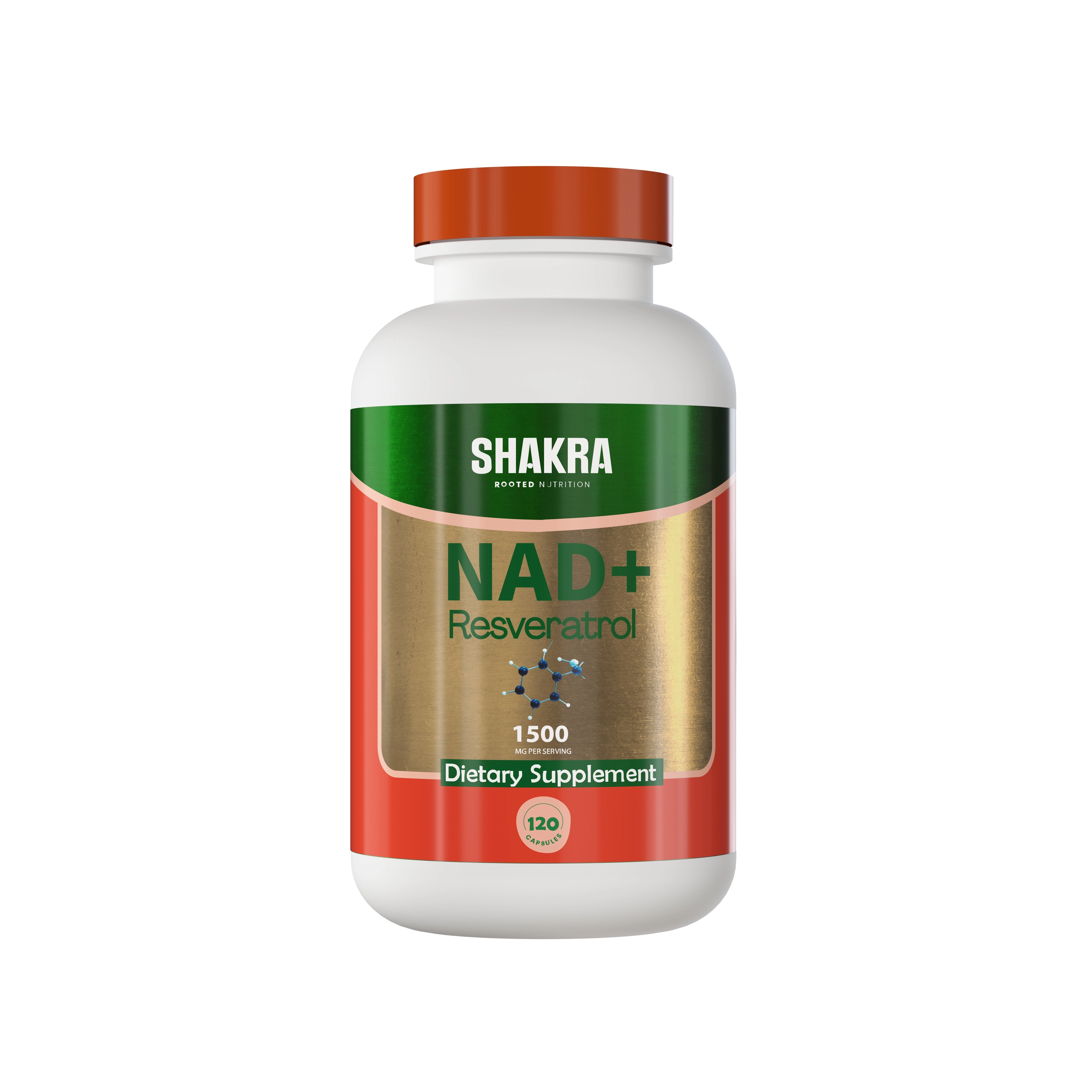 SHAKRA NAD Y RESVERATROL 120 CAPSULAS