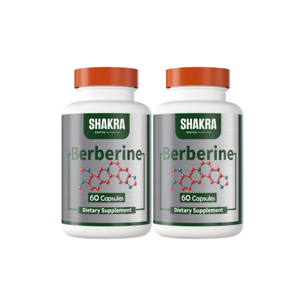 PACK X2 SHAKRA BERBERINE BERBERINA 1200 MG 60 CAPSULAS