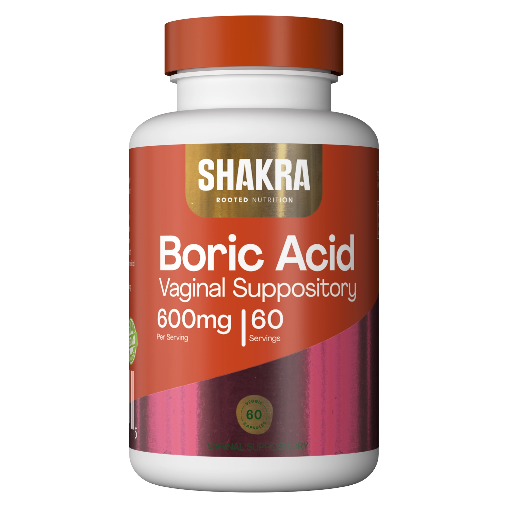 SHAKRA BORIC ACID ACIDO BORICO 60SERVINGS