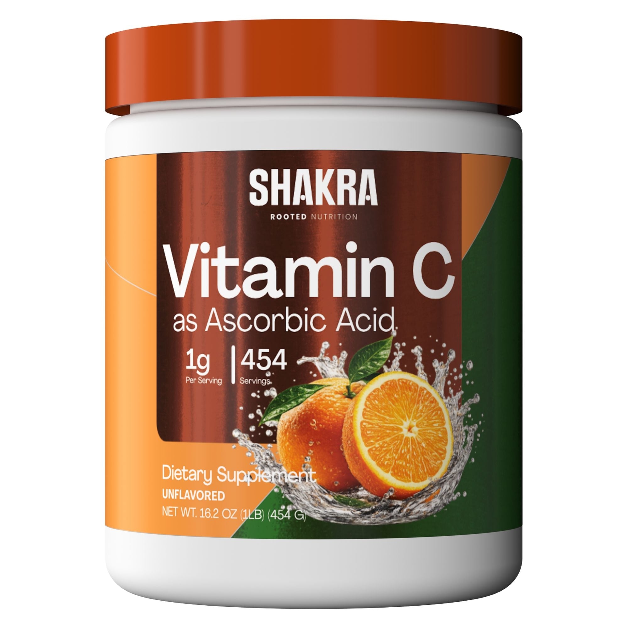 SHAKRA VITAMIN C ASCORBIC ACID VITAMINA C ÁCIDO ASCÓRBICO EN POLVO