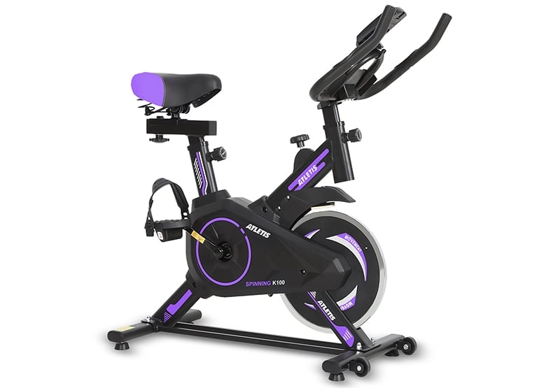 BICICLETA SPINNING K100 MORADO
