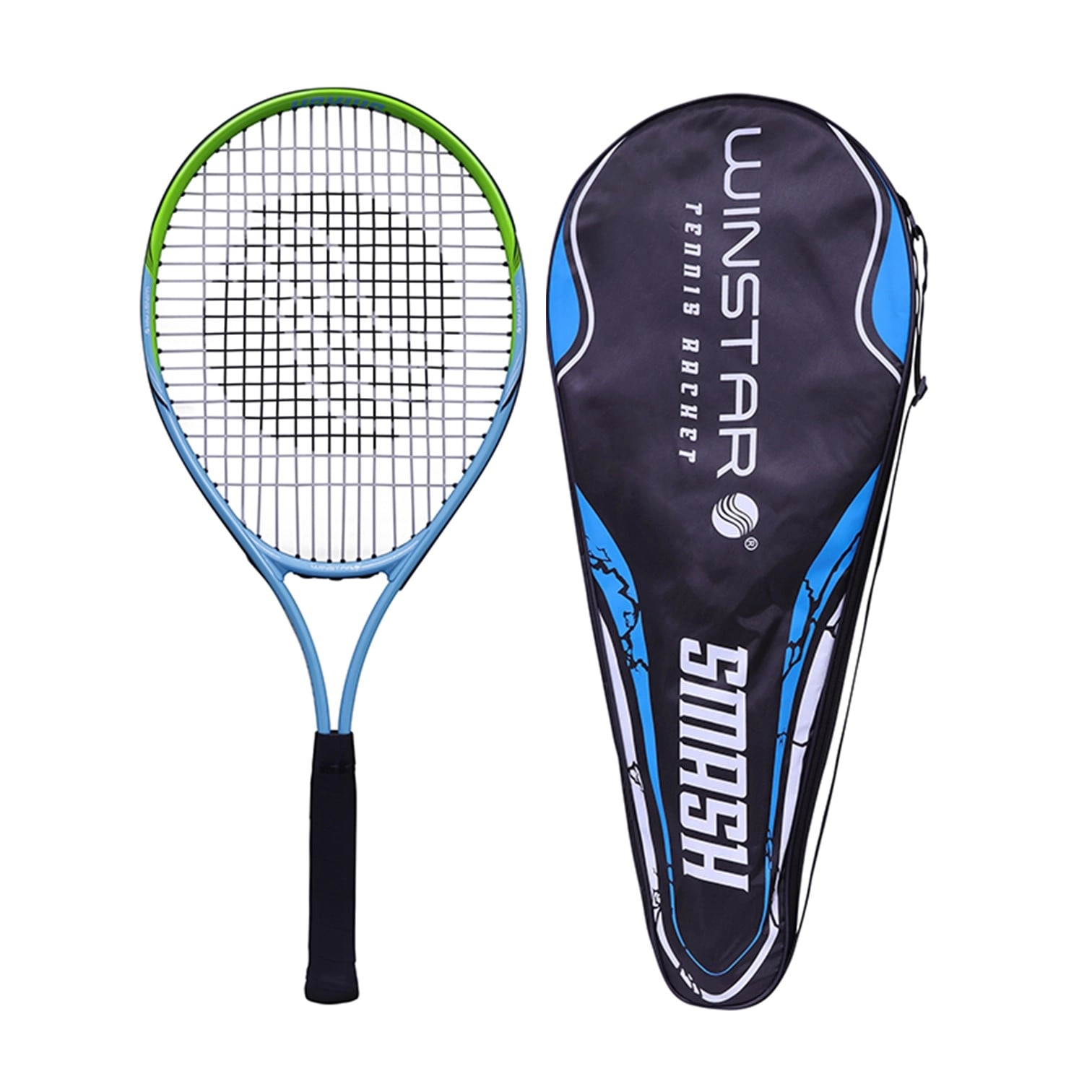 RAQUETA TENIS ALUMINIO 27' SMASH EMPUÑADURA 4 3/8 WINSTAR