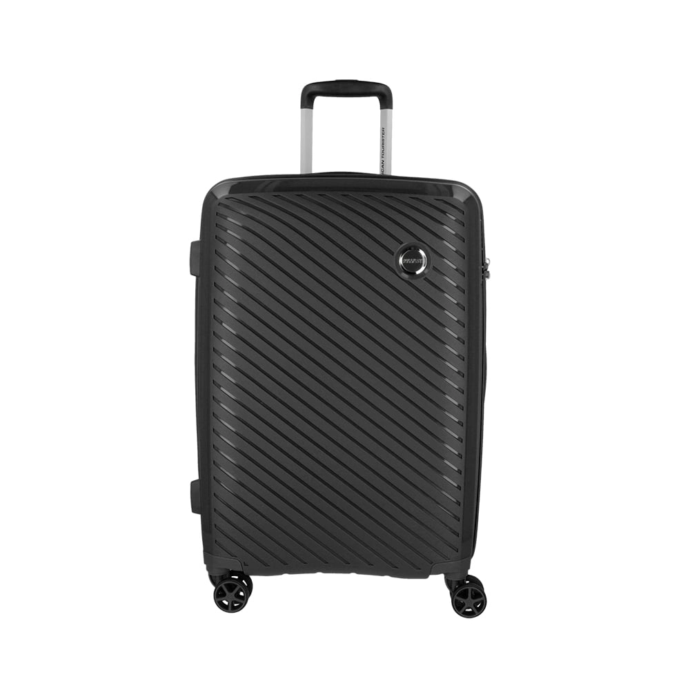 MALETA RÍGIDA AMERICAN TOURISTER ZANZIBAR MEDIANA POP BLACK
