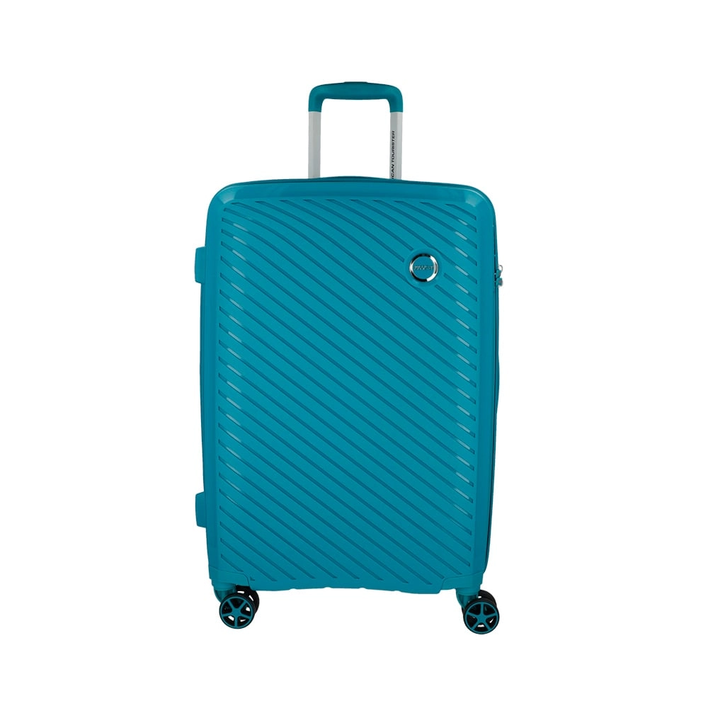 MALETA RÍGIDA AMERICAN TOURISTER ZANZIBAR MEDIANA POOL BLUE