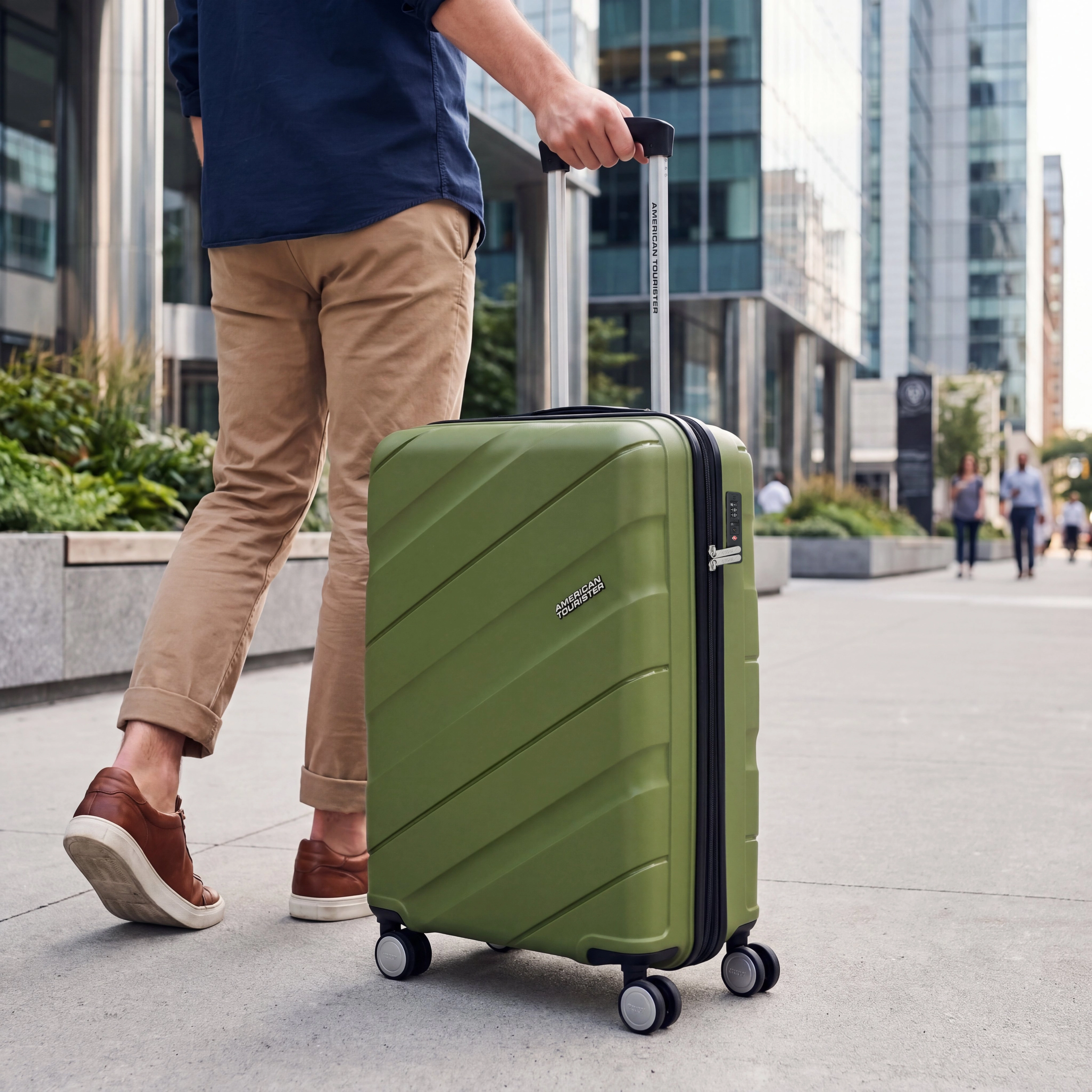 MALETA RÍGIDA ATLAS CABINA GREEN
