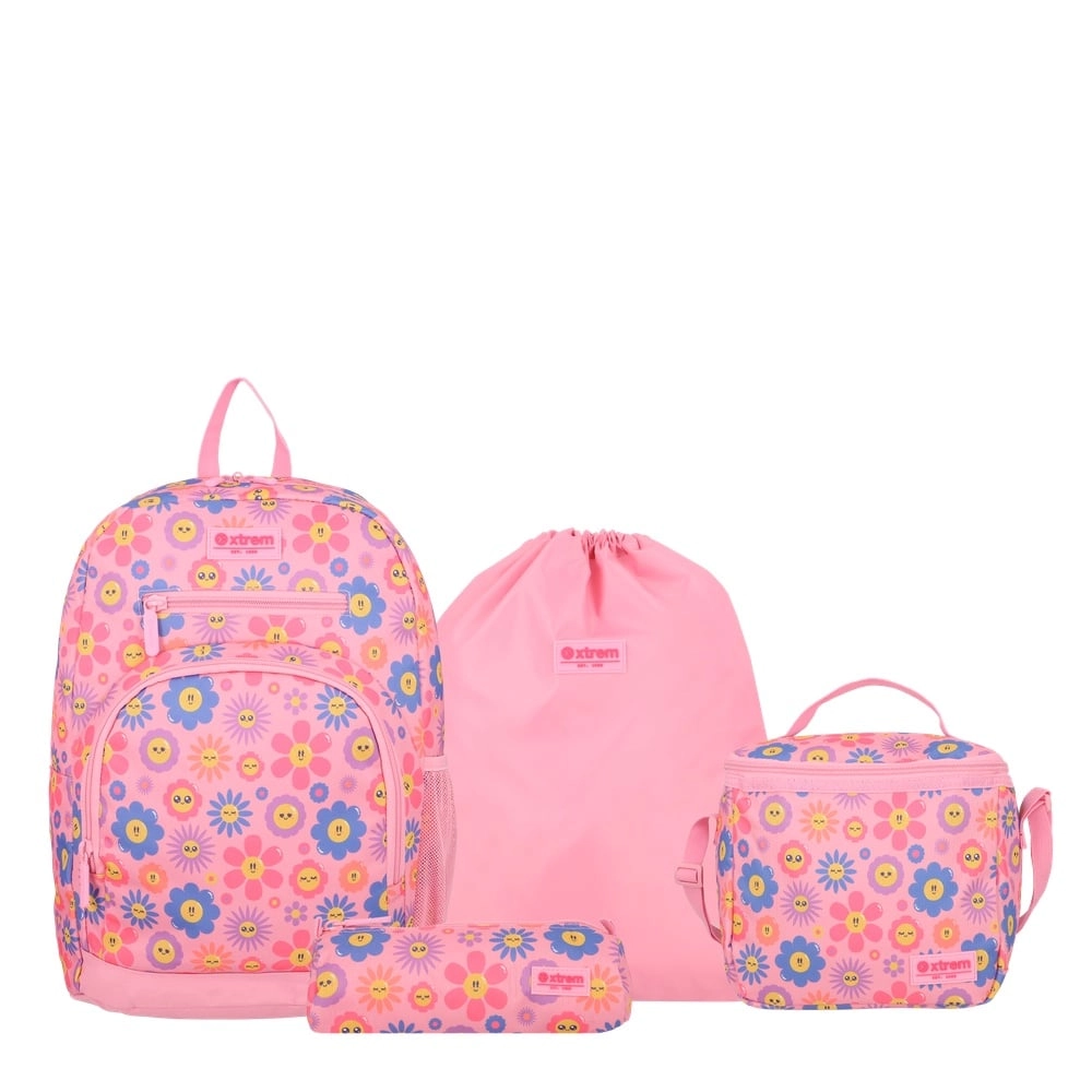 MOCHILA MULTIPACK 6XT PINK FLOWER