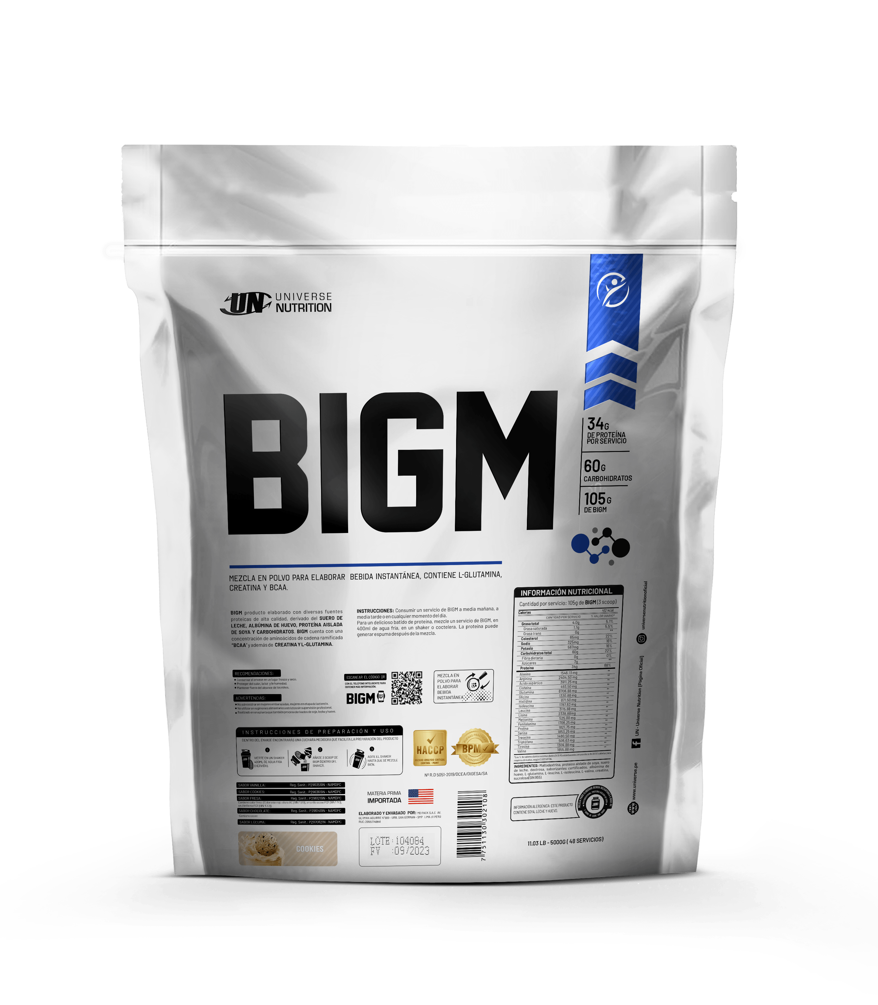 PROTEÍNA BIGM 5KG UNIVERSE NUTRITION