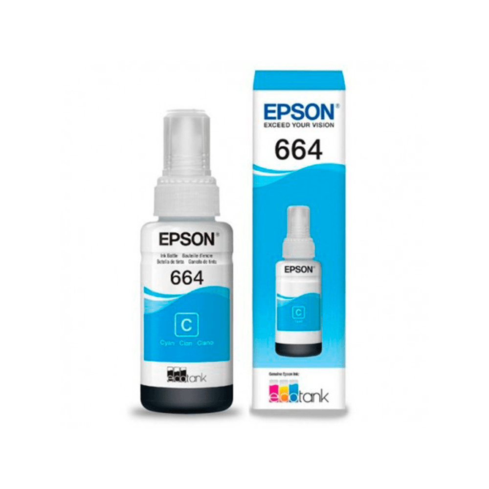 TINTA DE IMPRESION EPSON T664220 COLOR CIAN