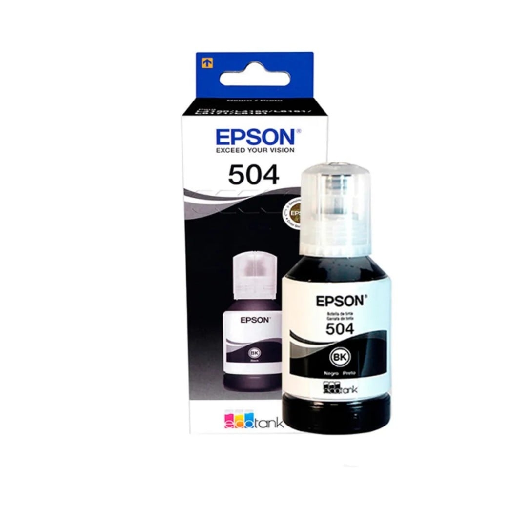 BOTELLA TINTA EPSON T504120 NEGRO