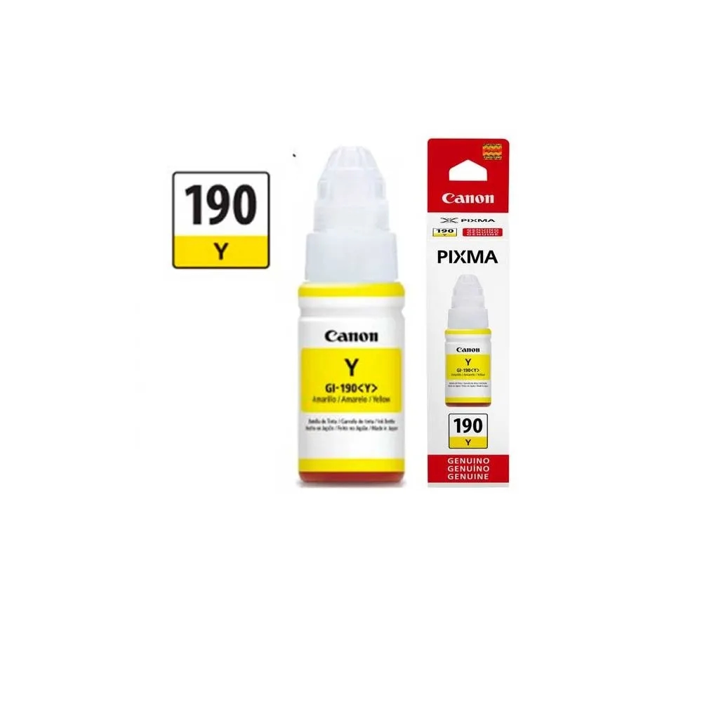 TINTA DE IMPRESORA CANON GI-190Y AMARILLO
