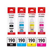 TINTA CANON GI-190 MULTICOLOR PACK 4