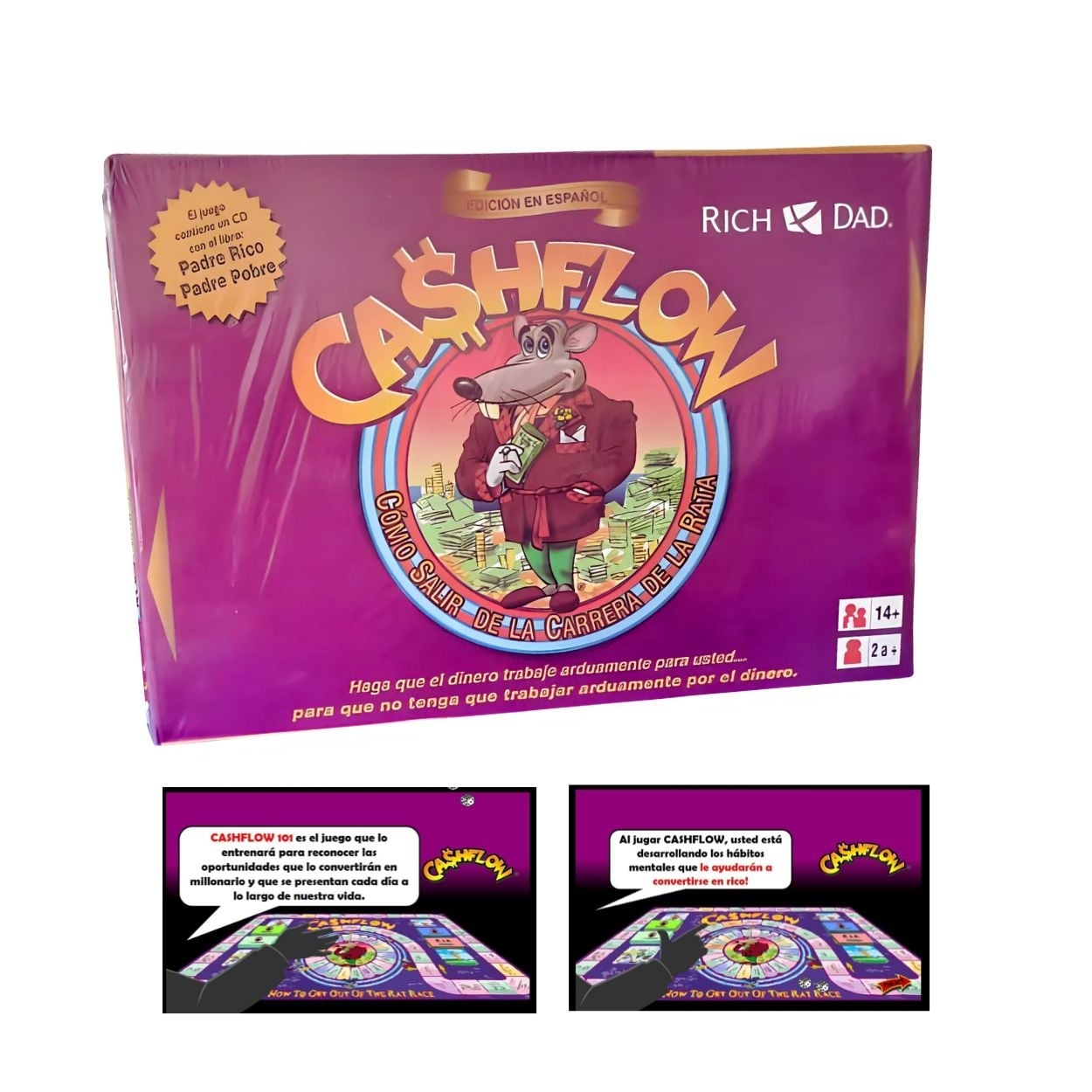 CASHFLOW JUEGO DE FINANZAS - JUEGO DE MESA FAMILIAR