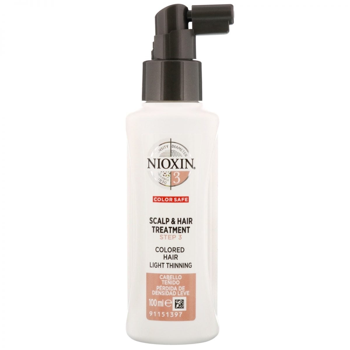 LOCIÓN CAPILAR 3 NIOXIN EMPHASENXS3003 100ML DENSIFICADORA CABELLO TEÑIDO