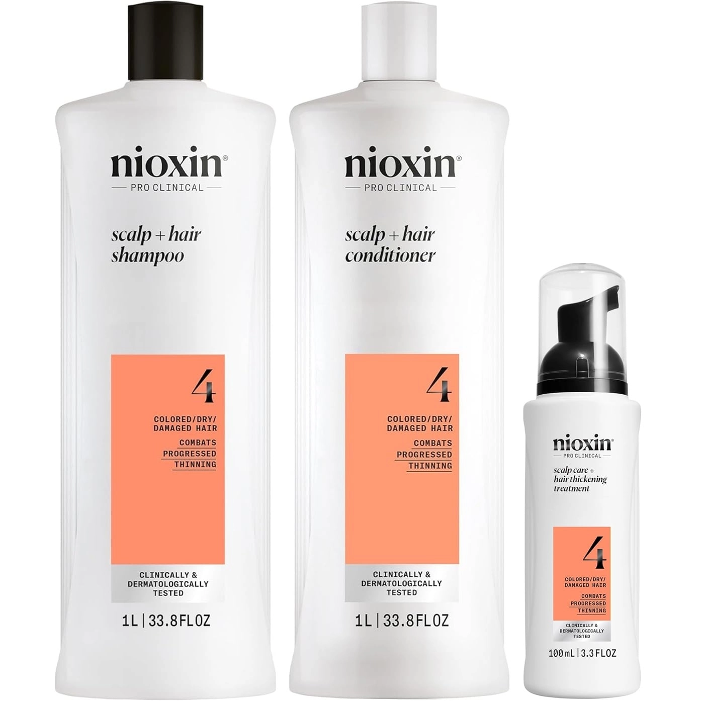 TRATAMIENTO CAPILAR NIOXIN EMPHASENXS4011 1000ML DENSIFICADOR CABELLO TEÑIDO 4