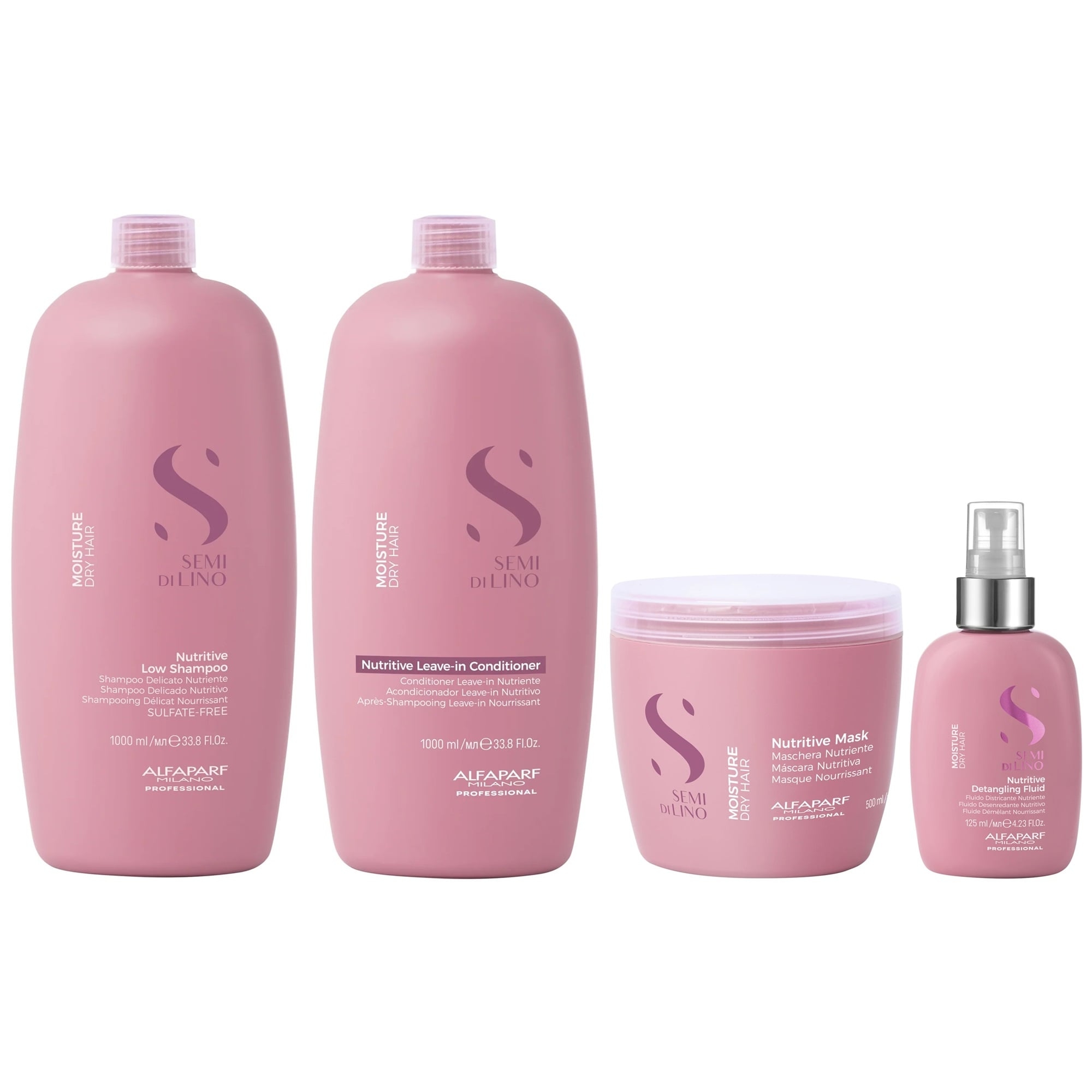 SHAMPOO ALFAPARF MILANO EMPHASEASDLN034 1000ML + ACONDICIONADOR + MASCARILLA + SPRAY MOISTURE