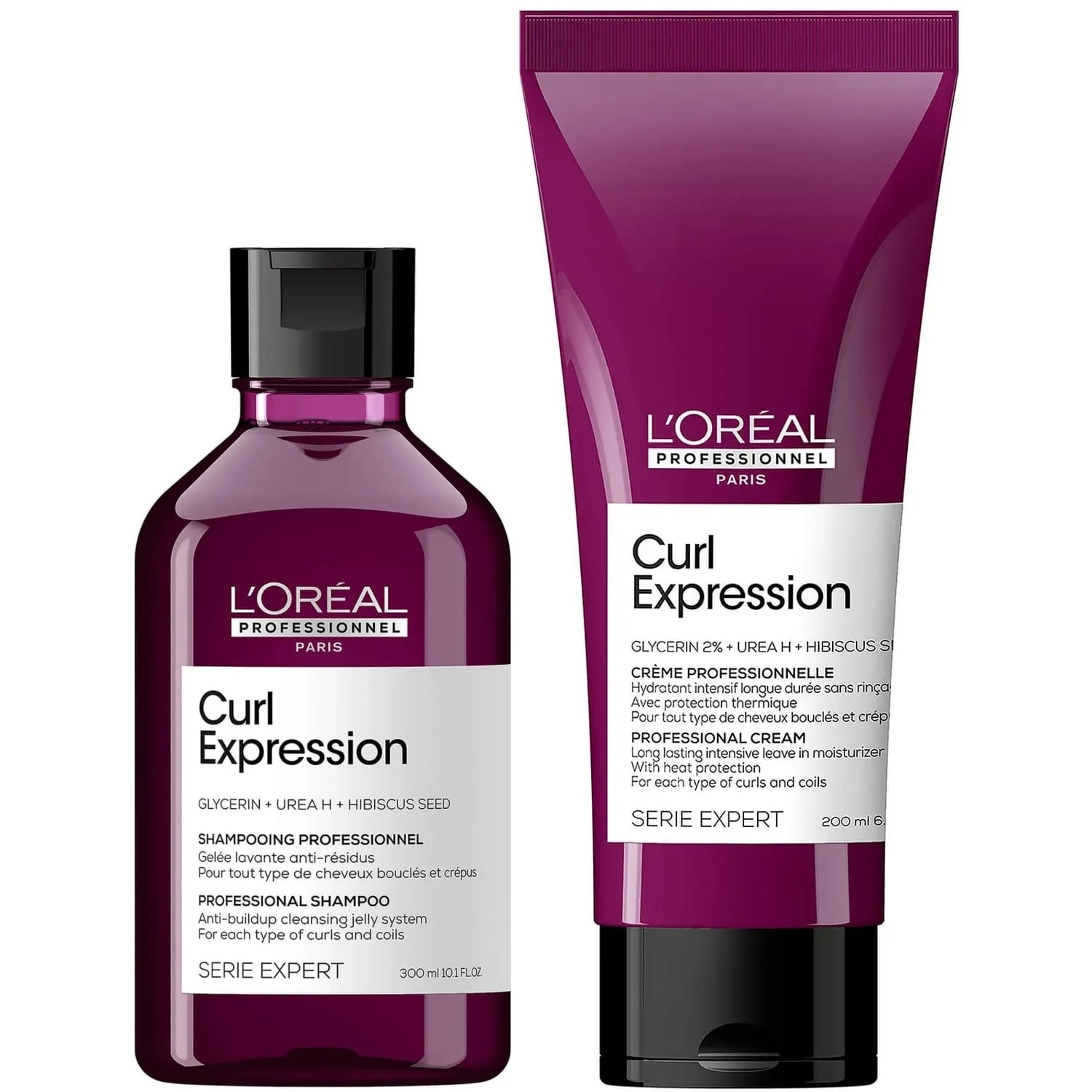 SHAMPOO LOREAL PROFESSIONNEL EMPHASELOCE021 300ML EN GEL + CREMA RIZOS ONDAS LOREAL CURL EXPRESSION