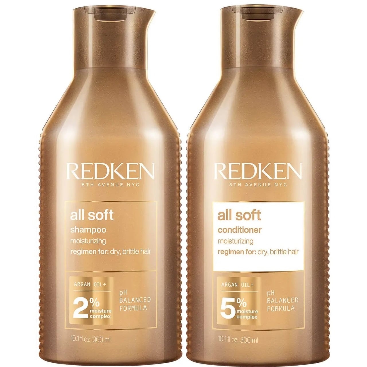 SHAMPOO REDKEN EMPHASERDKAS005 300ML CON ACEITE ARGÁN + ACONDICIONADOR ALL SOFT