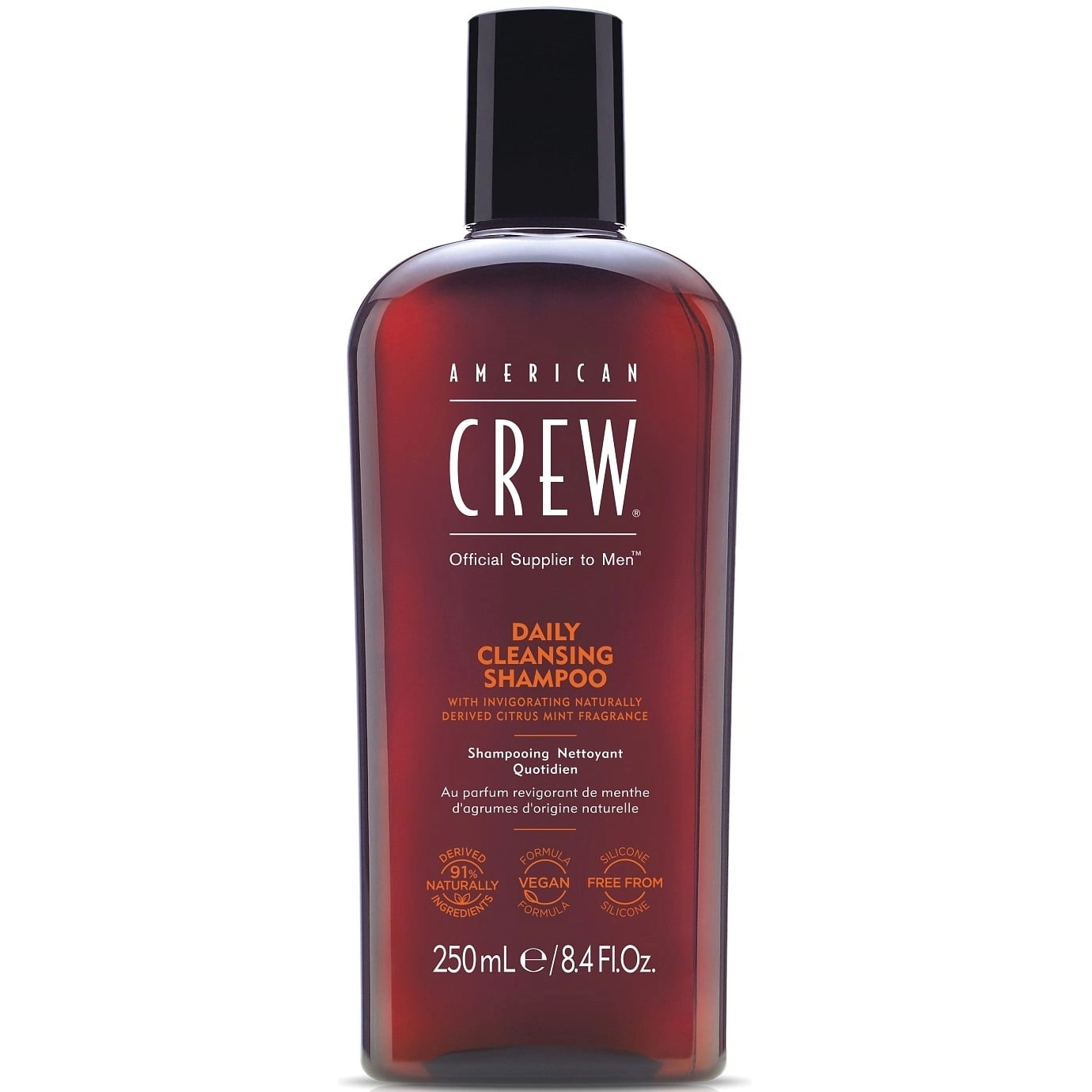 SHAMPOO AMERICAN CREW 250ML USO DIARIO DAILY CLEANSING MEN