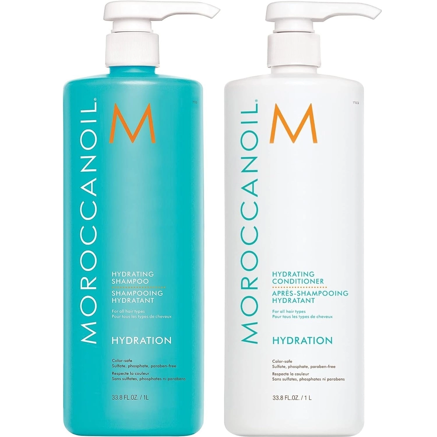 SHAMPOO MOROCCANOIL 1000ML HIDRATANTE + ACONDICIONADOR HYDRATION