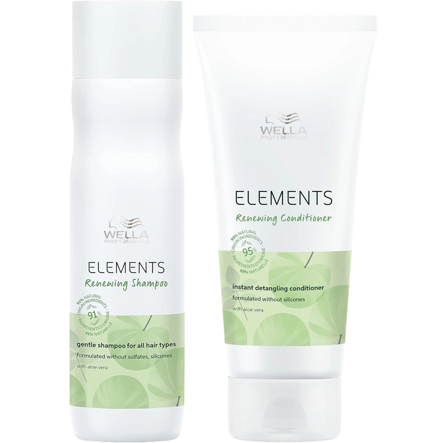 SHAMPOO RENOVADOR 250ML + ACONDICIONADOR WELLA ELEMENTS RENEWING