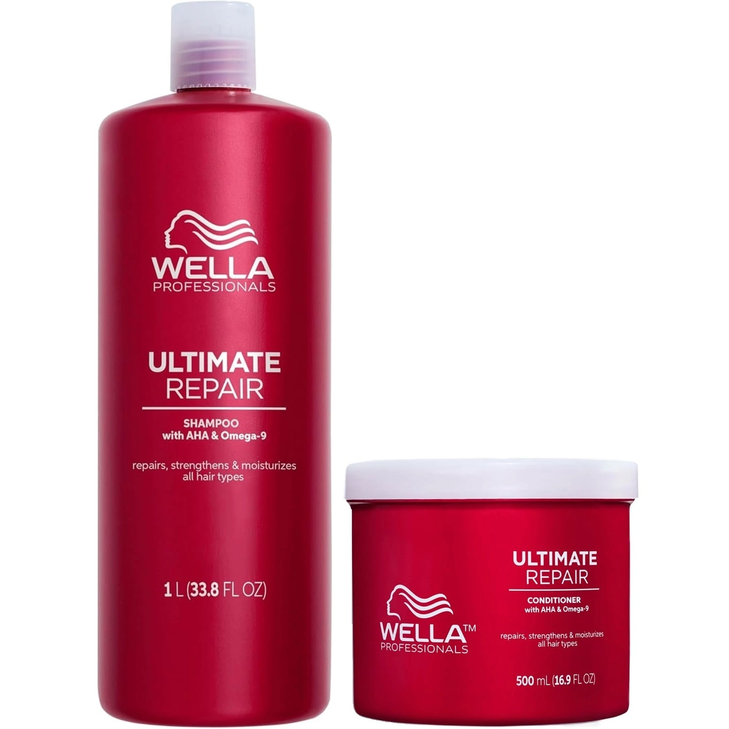 SHAMPOO REPARADOR 1000ML + ACONDICIONADOR WELLA ULTIMATE REPAIR